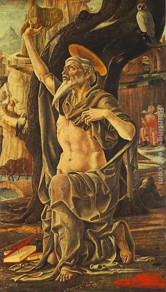 Saint Jerome painting - Cosme Tura Saint Jerome art painting